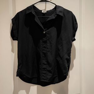 A New Day black collared tshirt size small